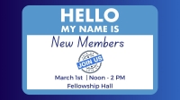 New Members
