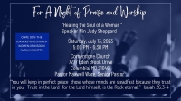For A Night of Praise and Worship